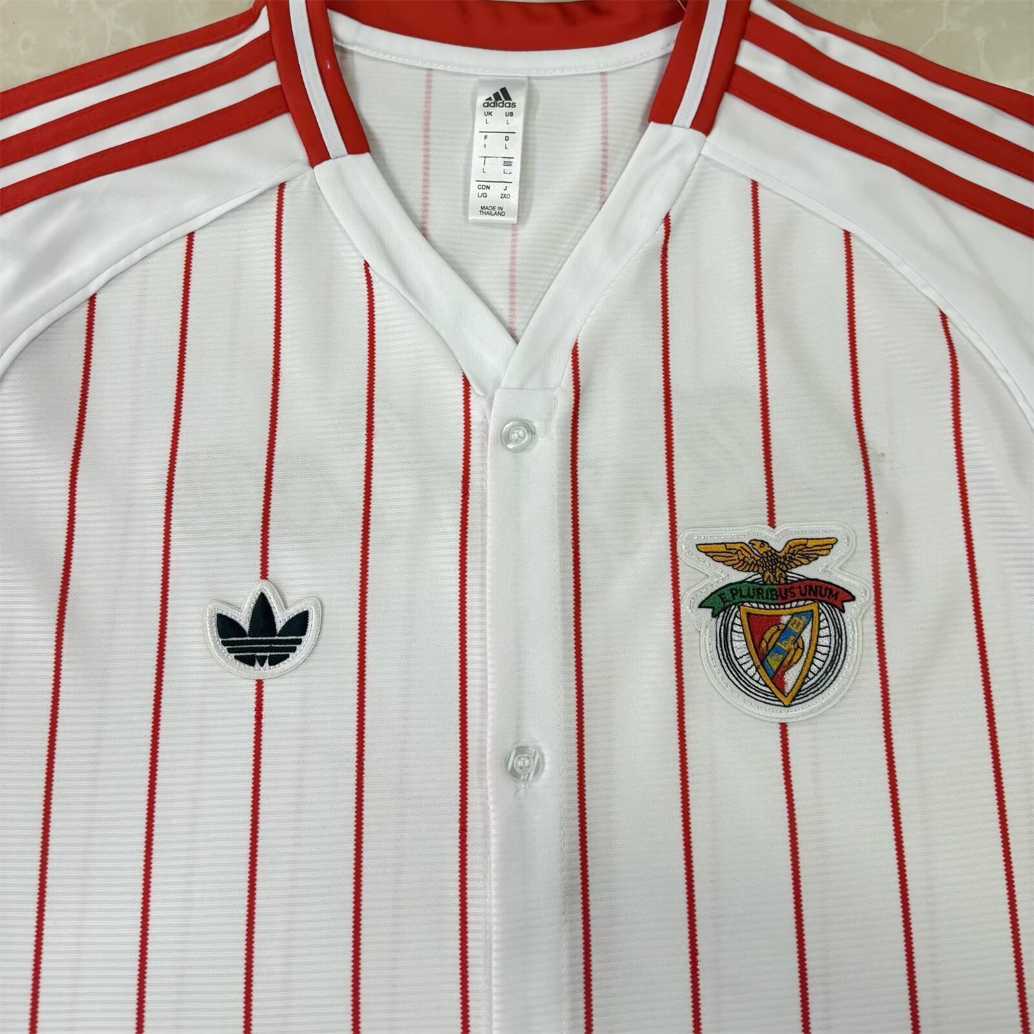 Benfica 25-26 White Baseball Jersey - JerseysGala