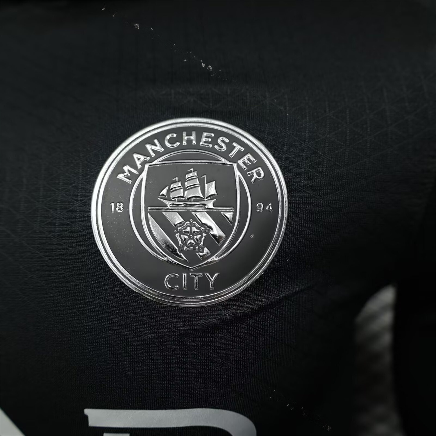 Manchester City 25-26 Away Black Long Sleeves Jersey - Player Version - JerseysGala