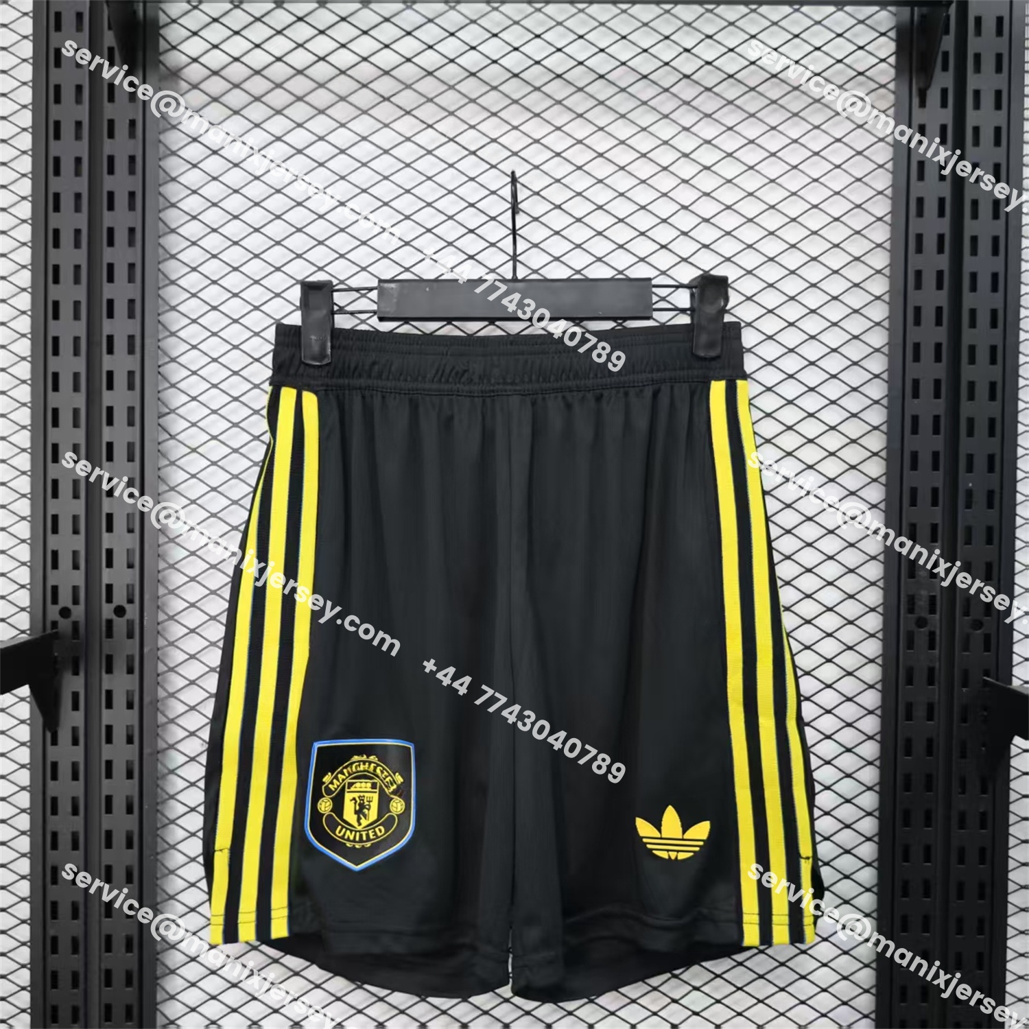 Manchester United 25-26 Third Black Shorts - Player Version - JerseysGala