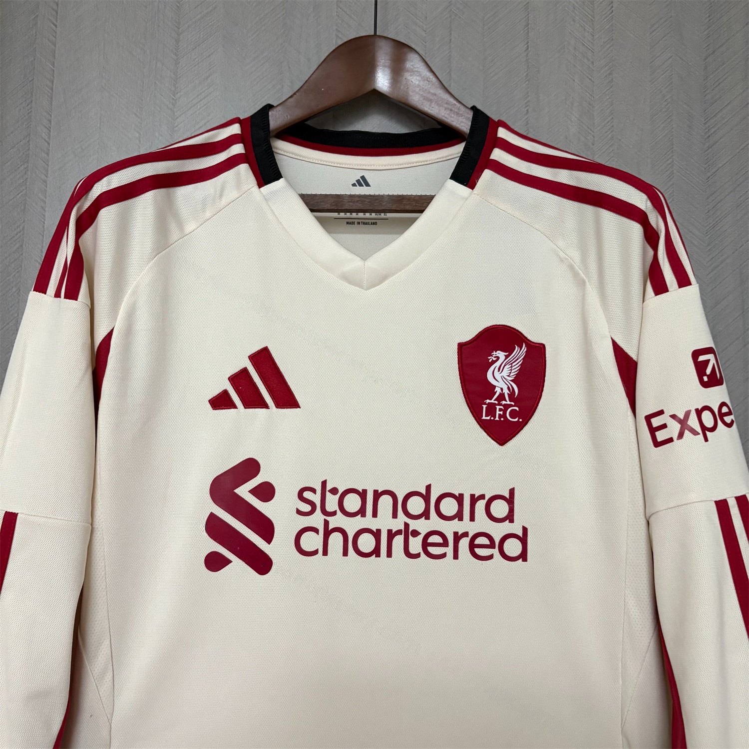 Liver.pool 25-26 Away Long Sleeves Jersey - Fans Version - JerseysGala