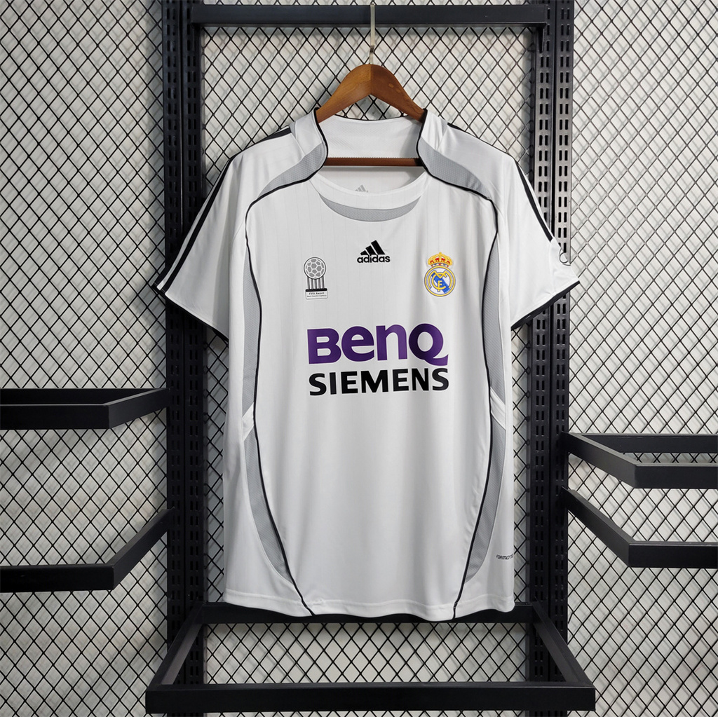 Retro Real Madrid 06-07 Home Stadium Jersey - JerseysGala