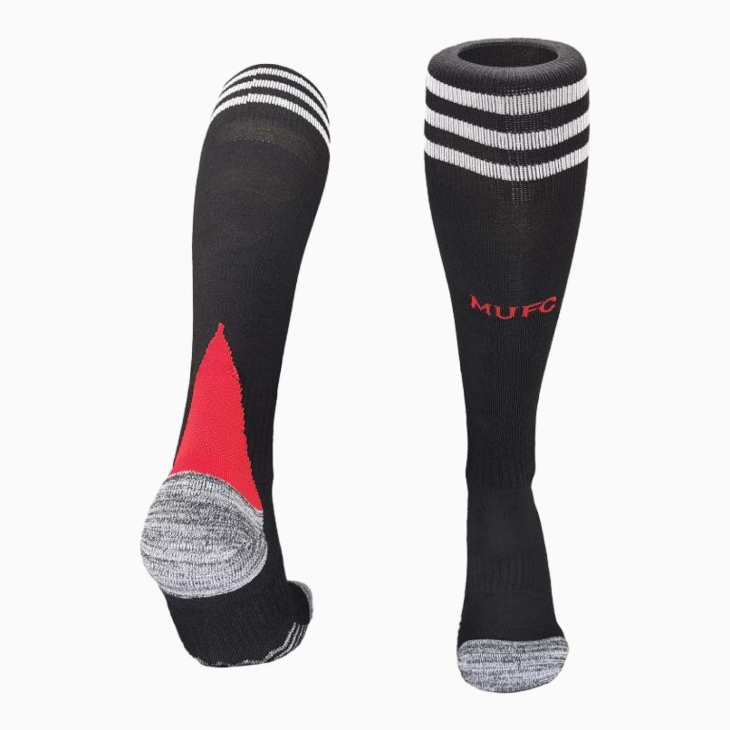 Manchester United 25-26 Home Socks - Black - JerseysGala