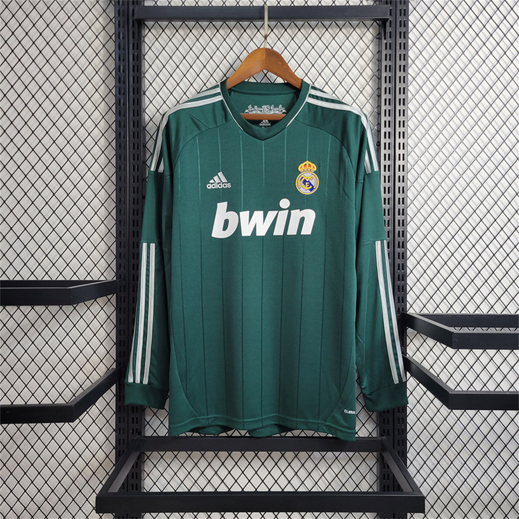Retro Real Madrid 12-13 Third Away Long Sleeve Jersey - JerseysGala