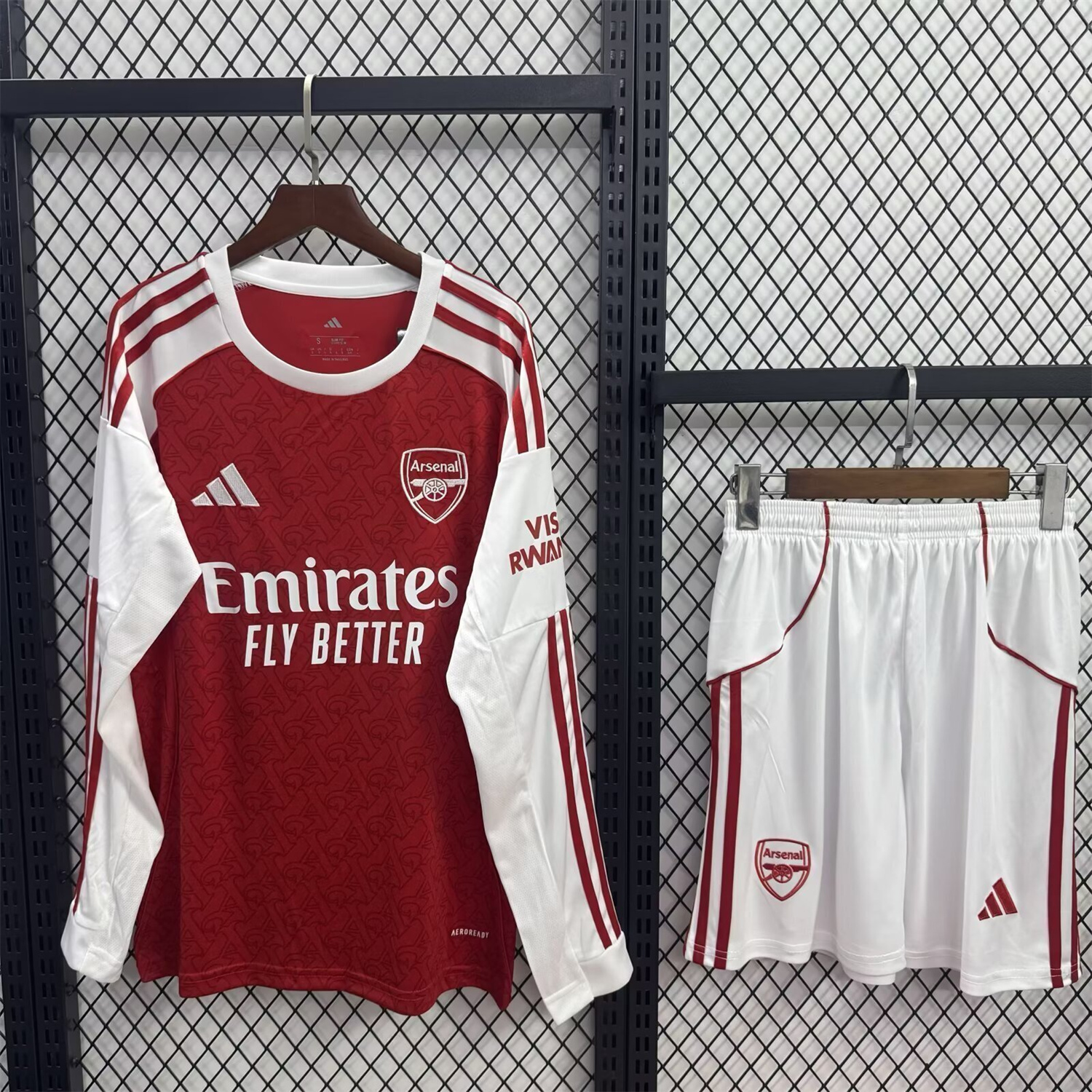 Arsenal 25-26 Home Long Sleeves Kids Kit - JerseysGala