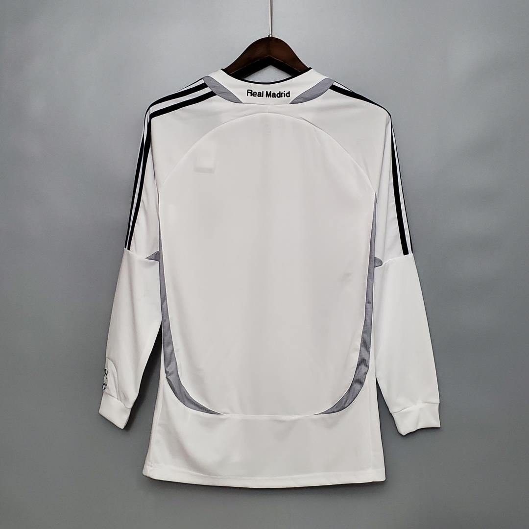 Retro Real Madrid 06-07 Home Long Sleeve Jersey - JerseysGala