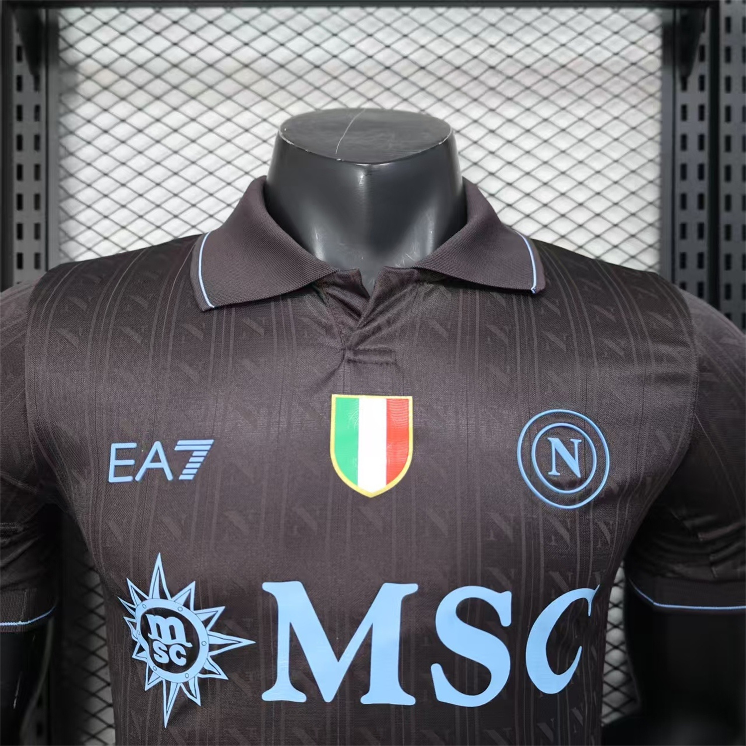 Napoli 25-26 Third Black Jersey - Player Version - JerseysGala