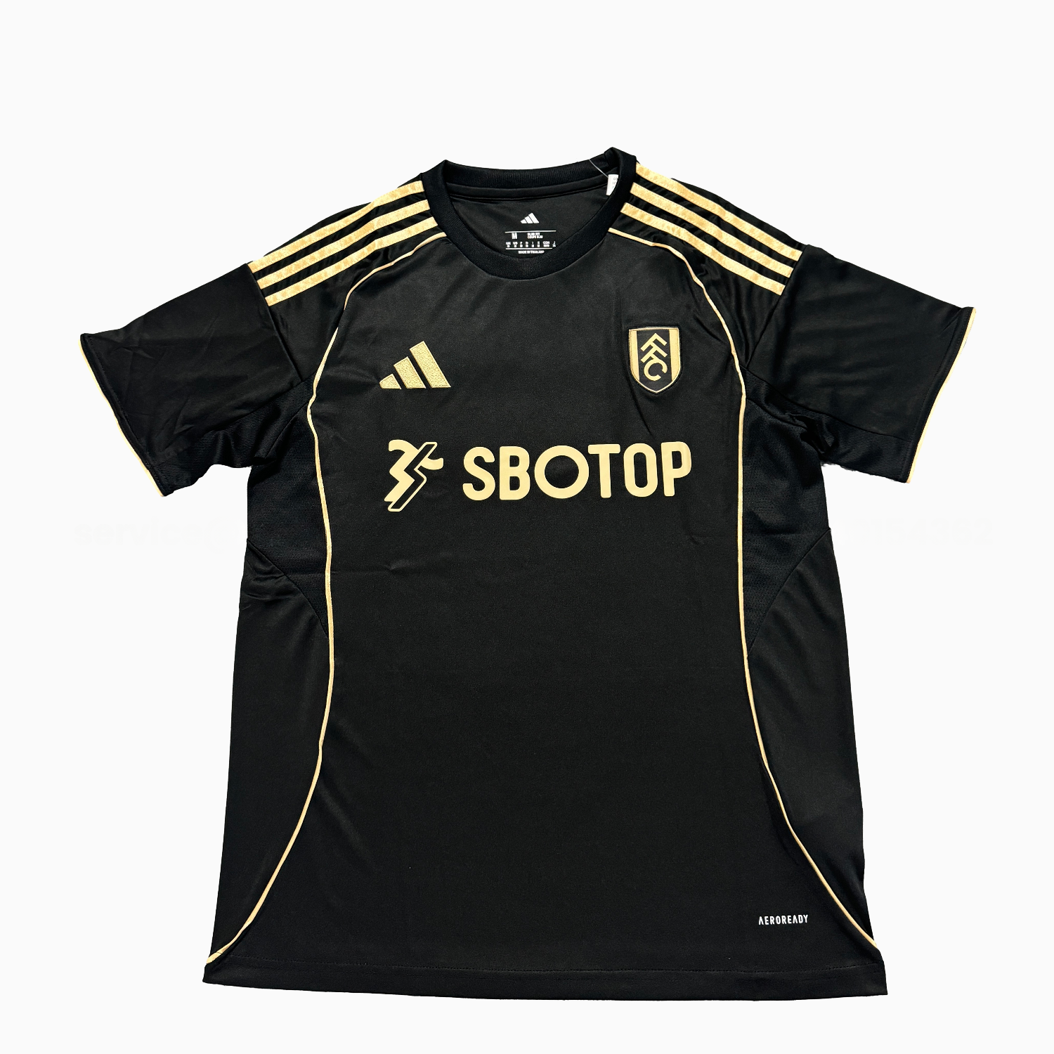 Fulham 25-26 Third Black Jersey - Fans Version - JerseysGala