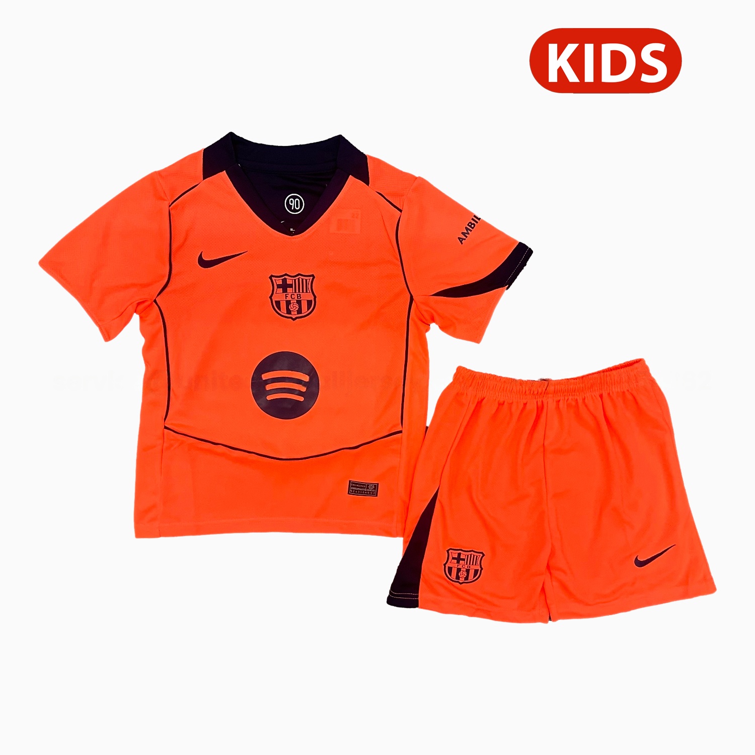 Barcelona 25-26 Third Kids Kit - JerseysGala