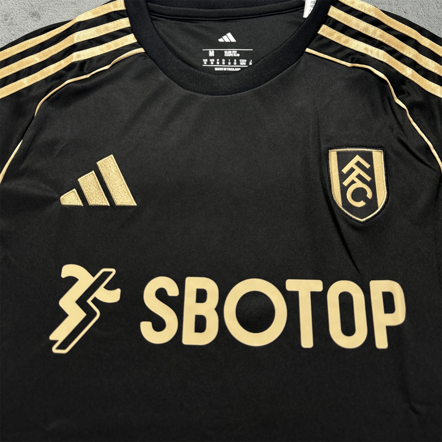 Fulham 25-26 Third Black Jersey - Fans Version - JerseysGala