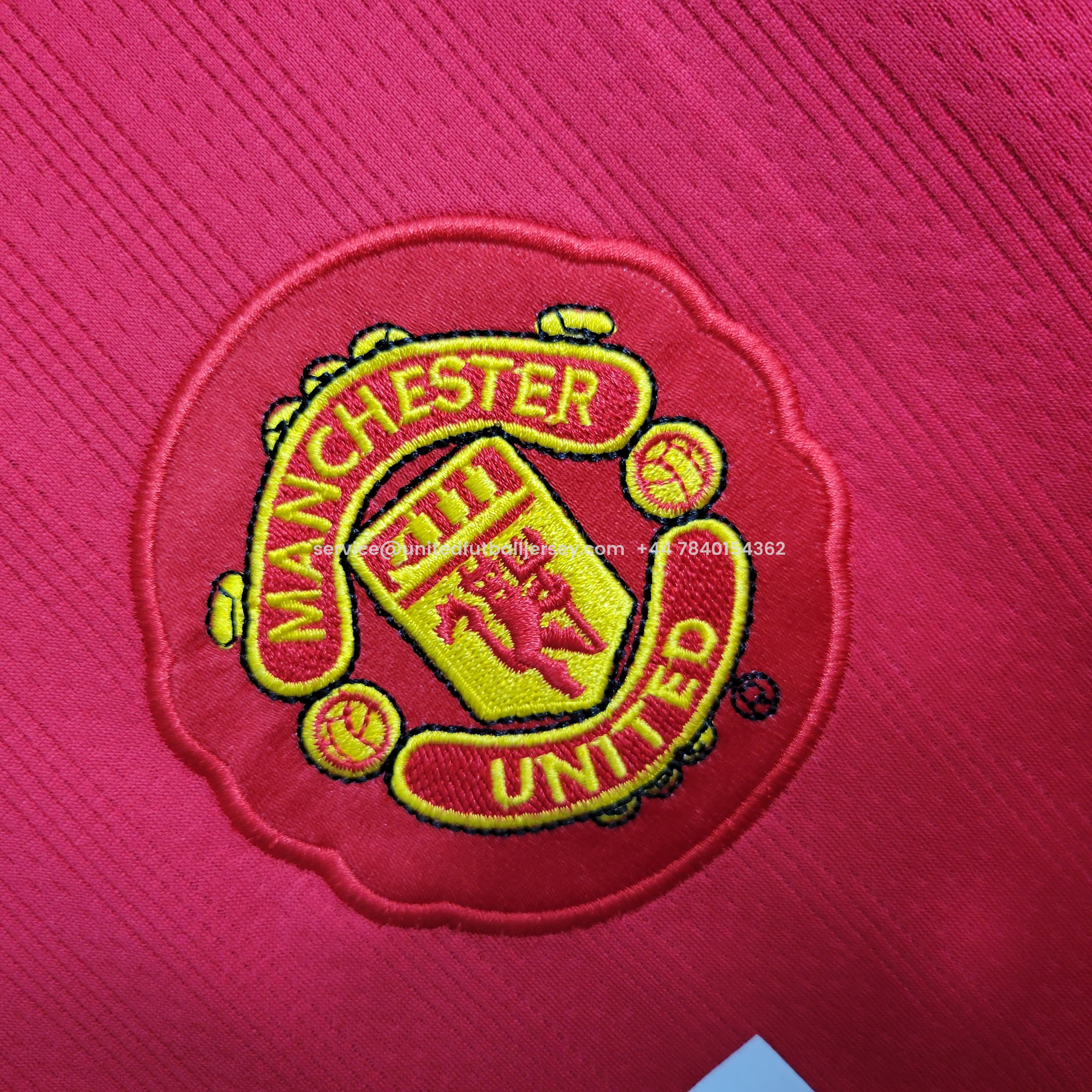 Retro Manchester United 08-09 Home Long Sleeve Jersey - JerseysGala