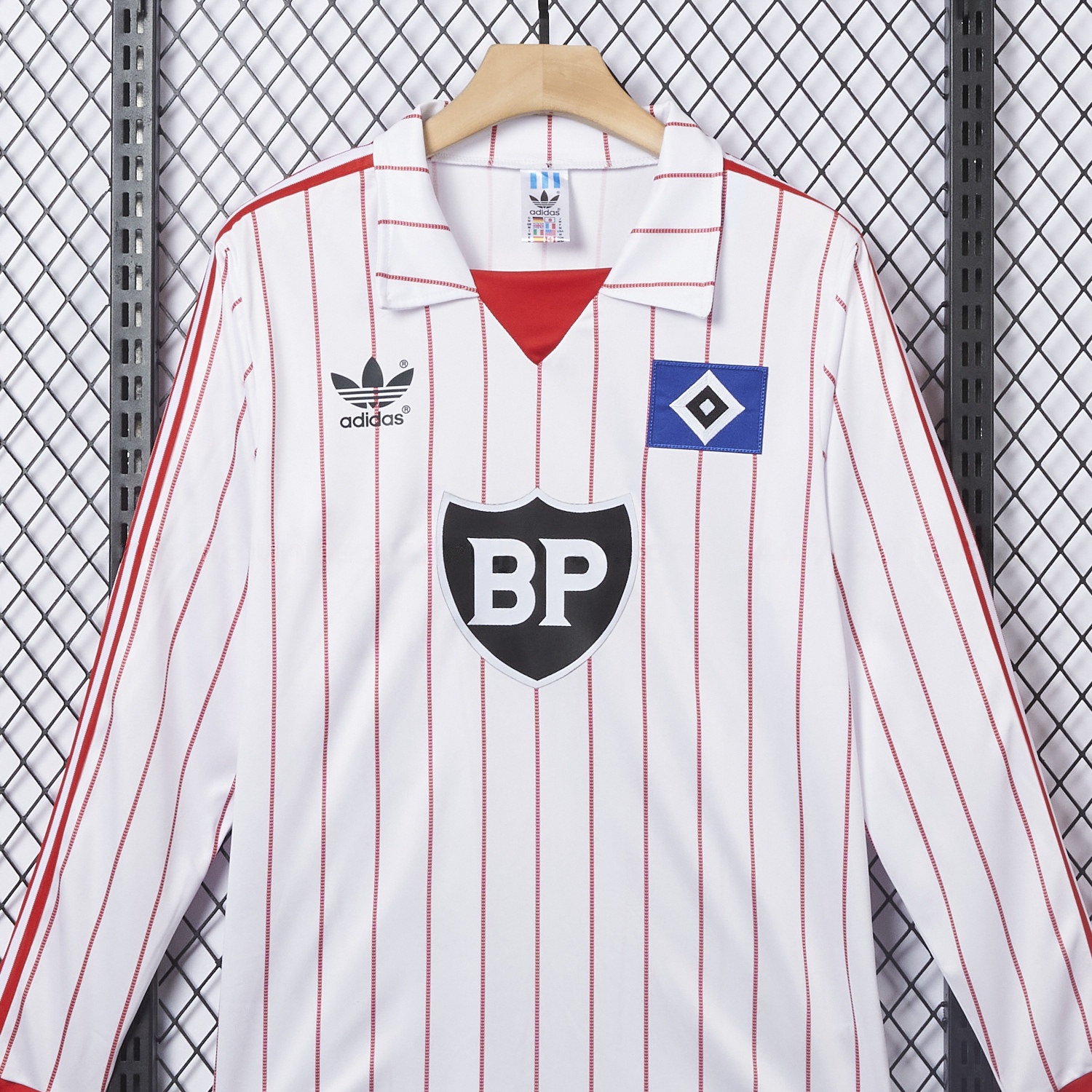 Retro Hamburger SV 1982-83 Home Long Sleeves Jersey - JerseysGala