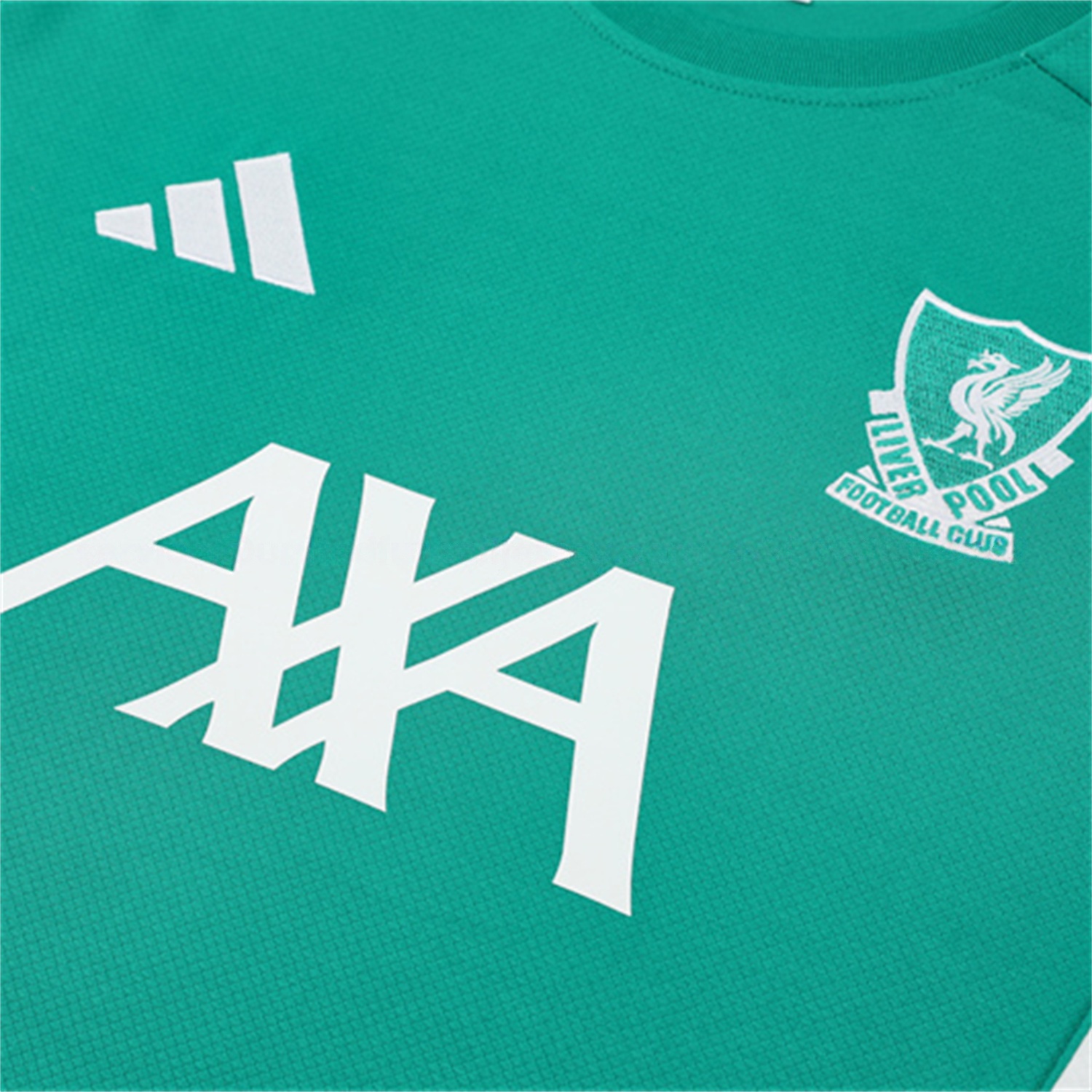 Liver.pool 25-26 Kids Short-Sleeve Training Set - Green Top & Black Shorts - JerseysGala