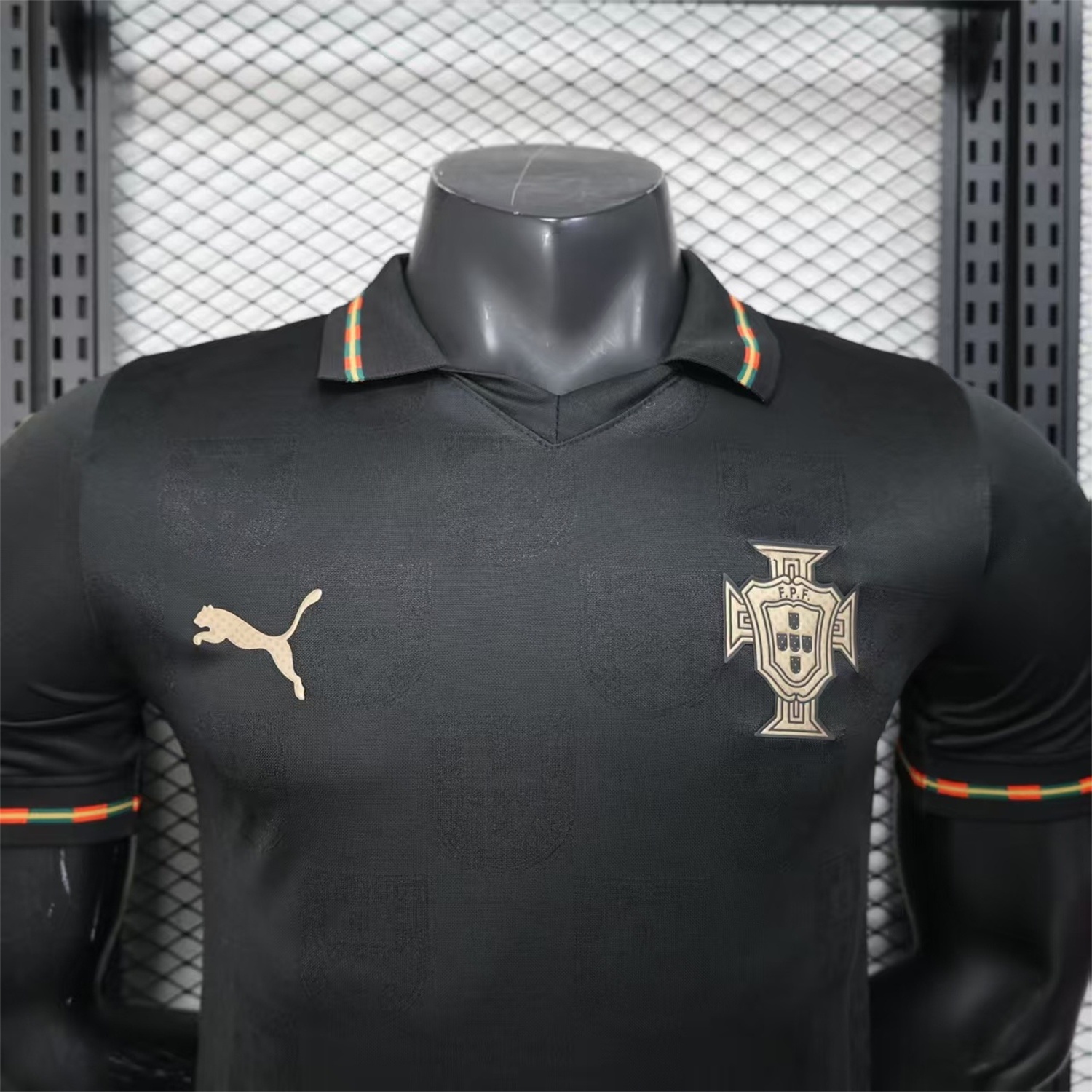 Portugal 2026 Away Black Jersey (Leaked Version) - Player Version - JerseysGala