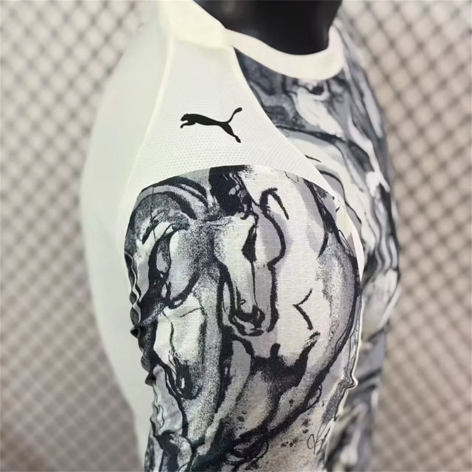 Manchester City 25-26 Year of the Horse Ink Painting Special Jersey - Player Version - JerseysGala