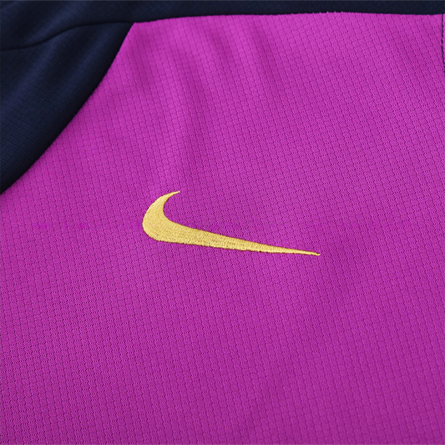 Barcelona 25-26 Kids Short-Sleeve Training Set - Purple Top & Deep Blue Shorts - JerseysGala