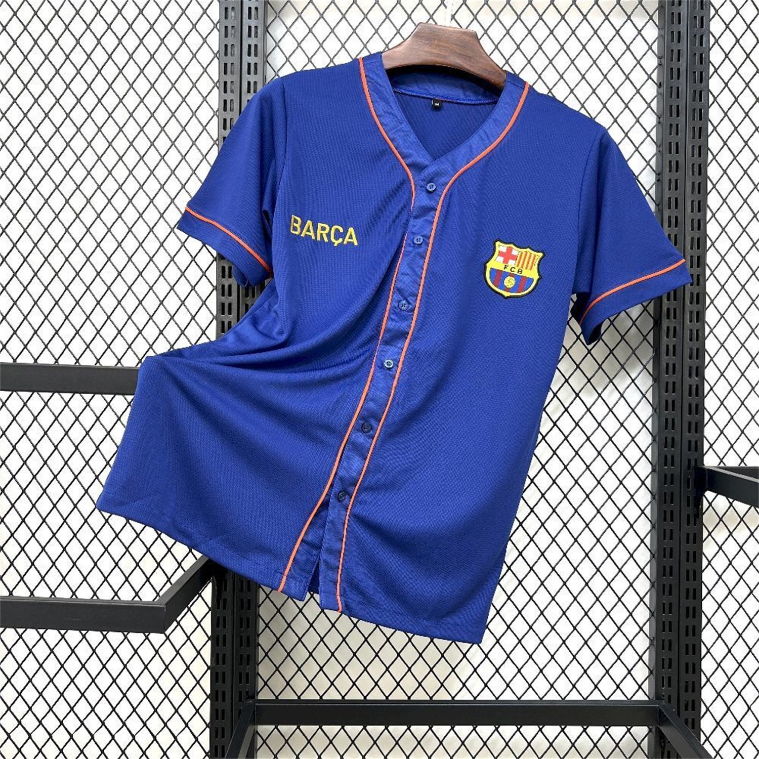 Barcelona 25-26 Blue Baseball Jersey - JerseysGala