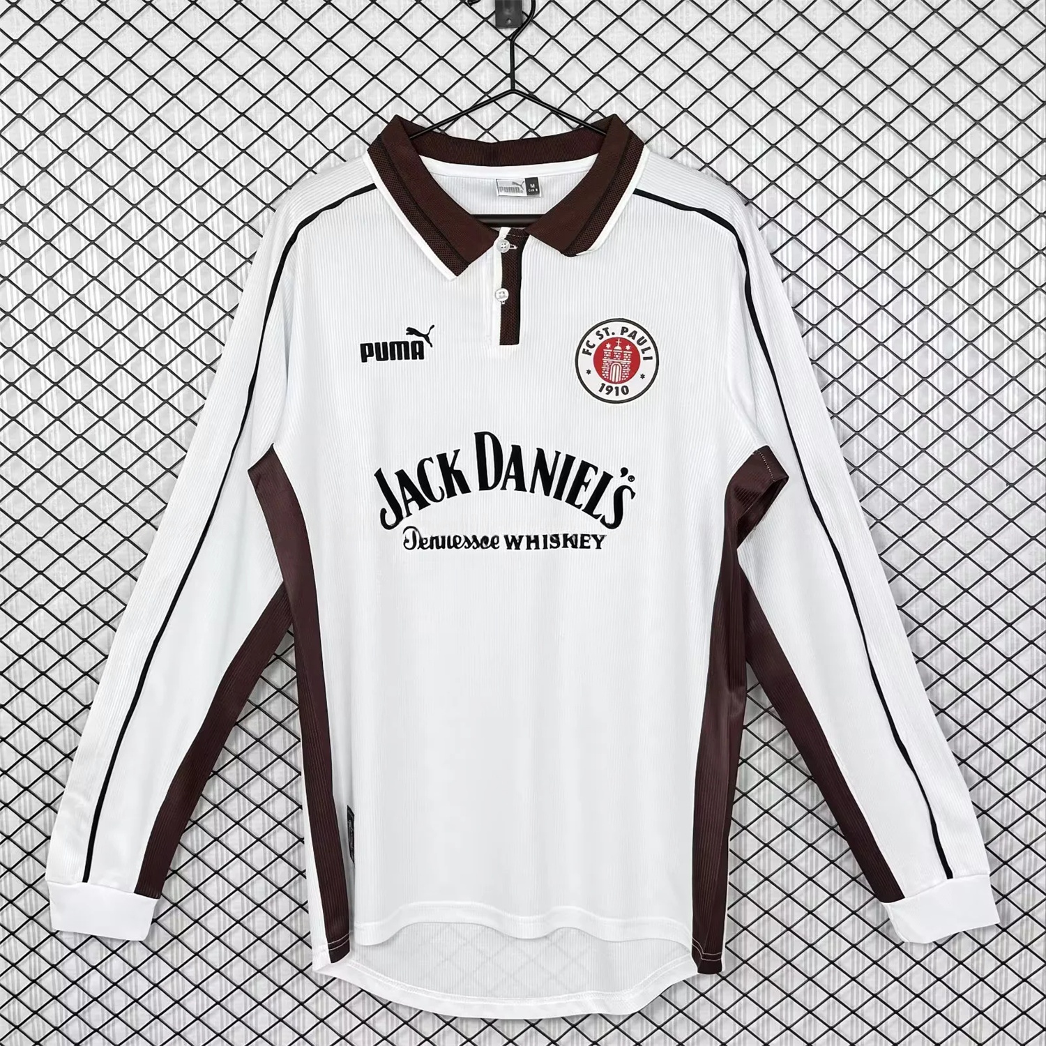 Retro St. Pauli 1999-00 Home Long Sleeves Jersey - JerseysGala