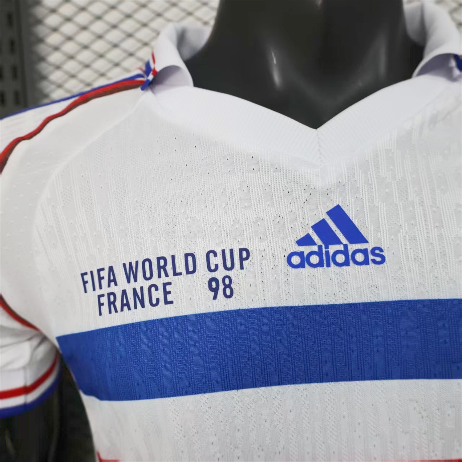 Retro France 1998 Away White Jersey - Player Version - JerseysGala