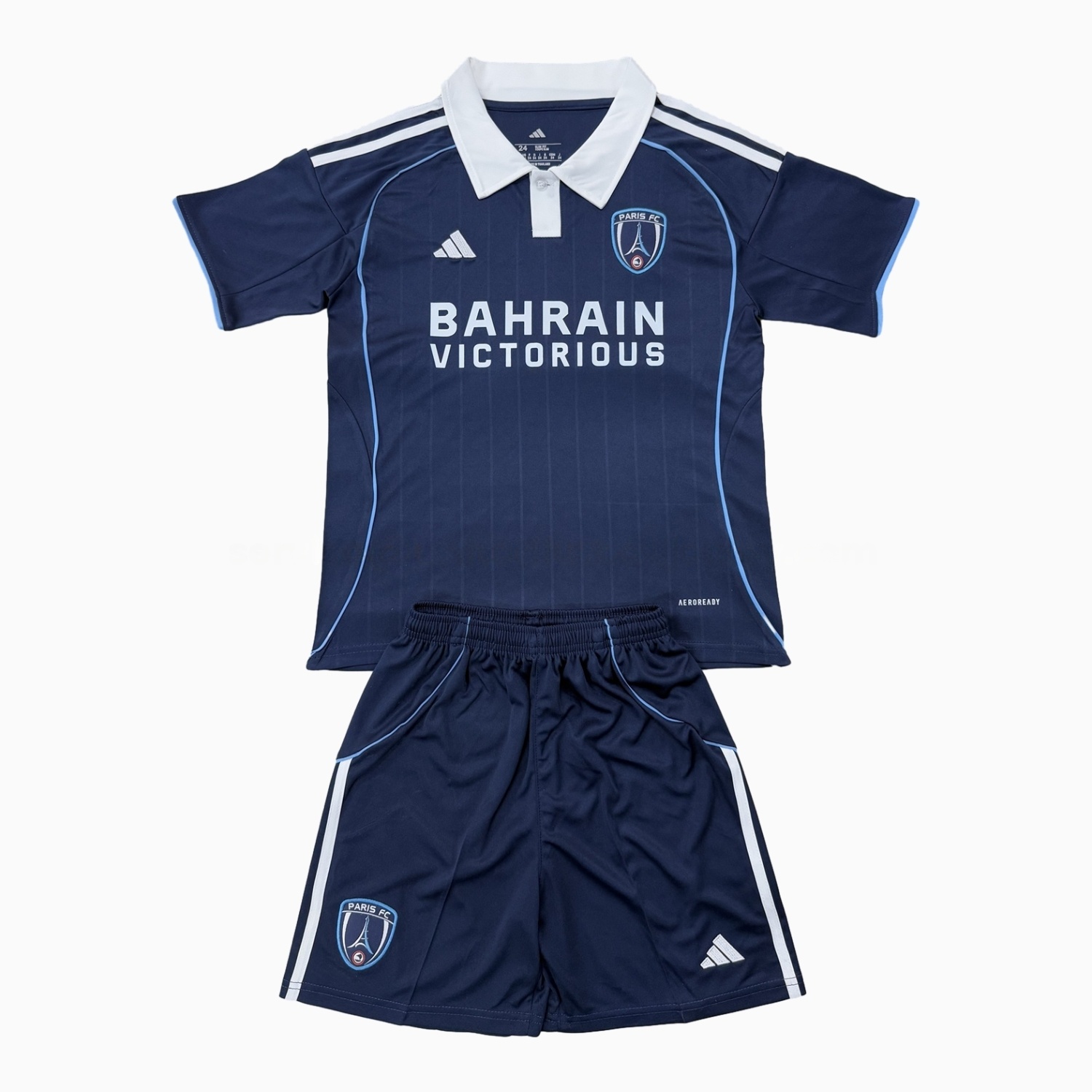 Paris FC 25-26 Home Men's Adult Jersey Set - Fans Version - JerseysGala