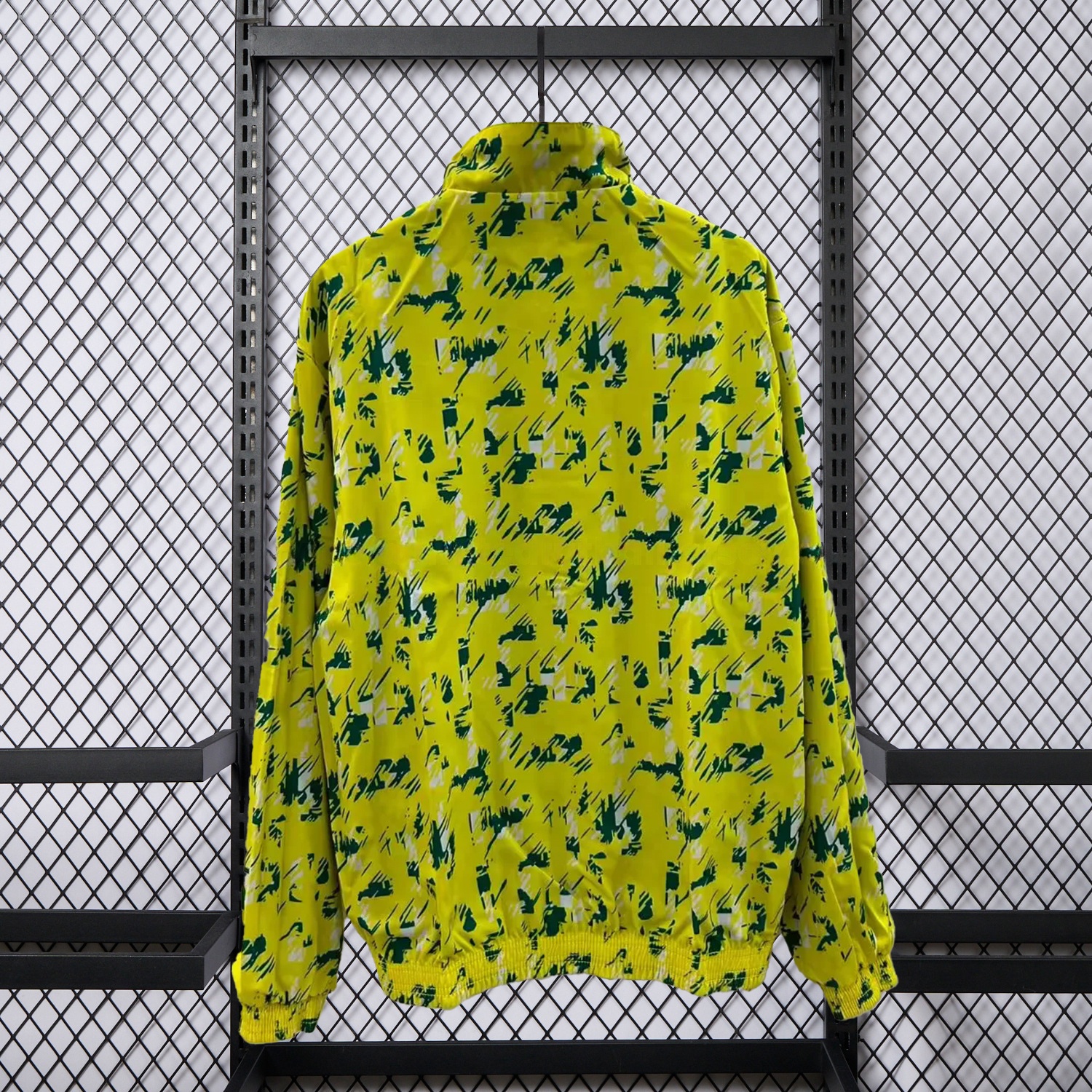 Real Betis 25-26 Double Sided Reversible Windbreaker - Green & Yellow - JerseysGala