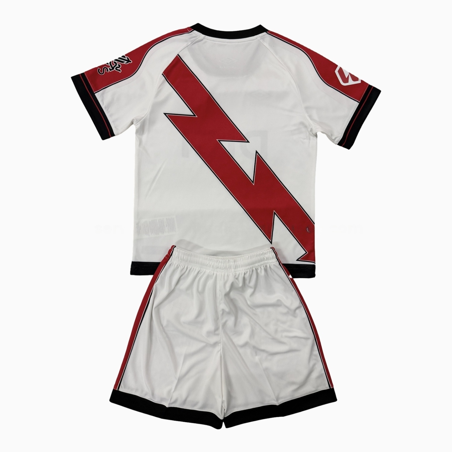 Rayo Vallecano 25-26 Home Men's Adult Jersey Set - Fans Version - JerseysGala