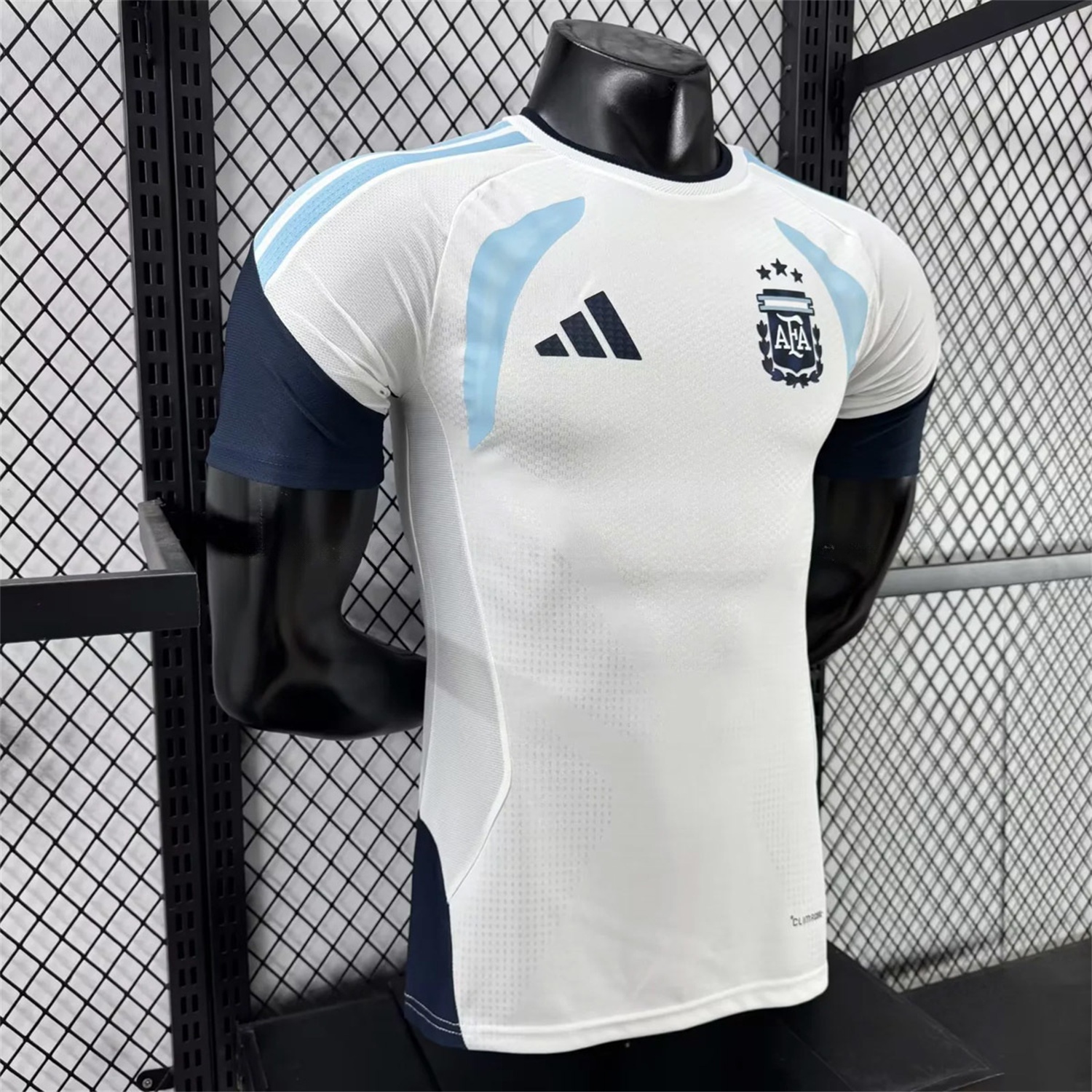 Argentina 2026 White Pre-Match Training Jersey - Player Version - JerseysGala