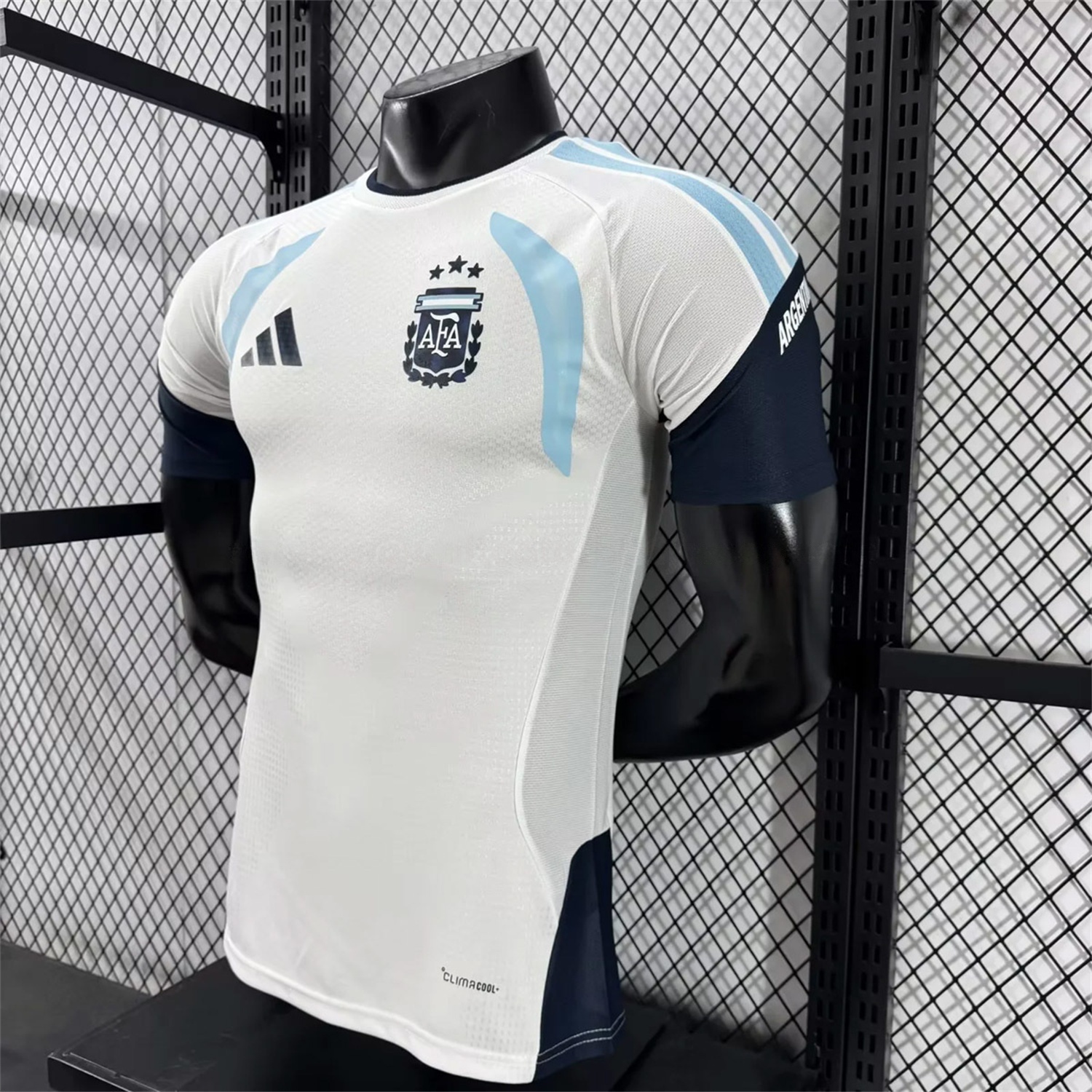 Argentina 2026 White Pre-Match Training Jersey - Player Version - JerseysGala