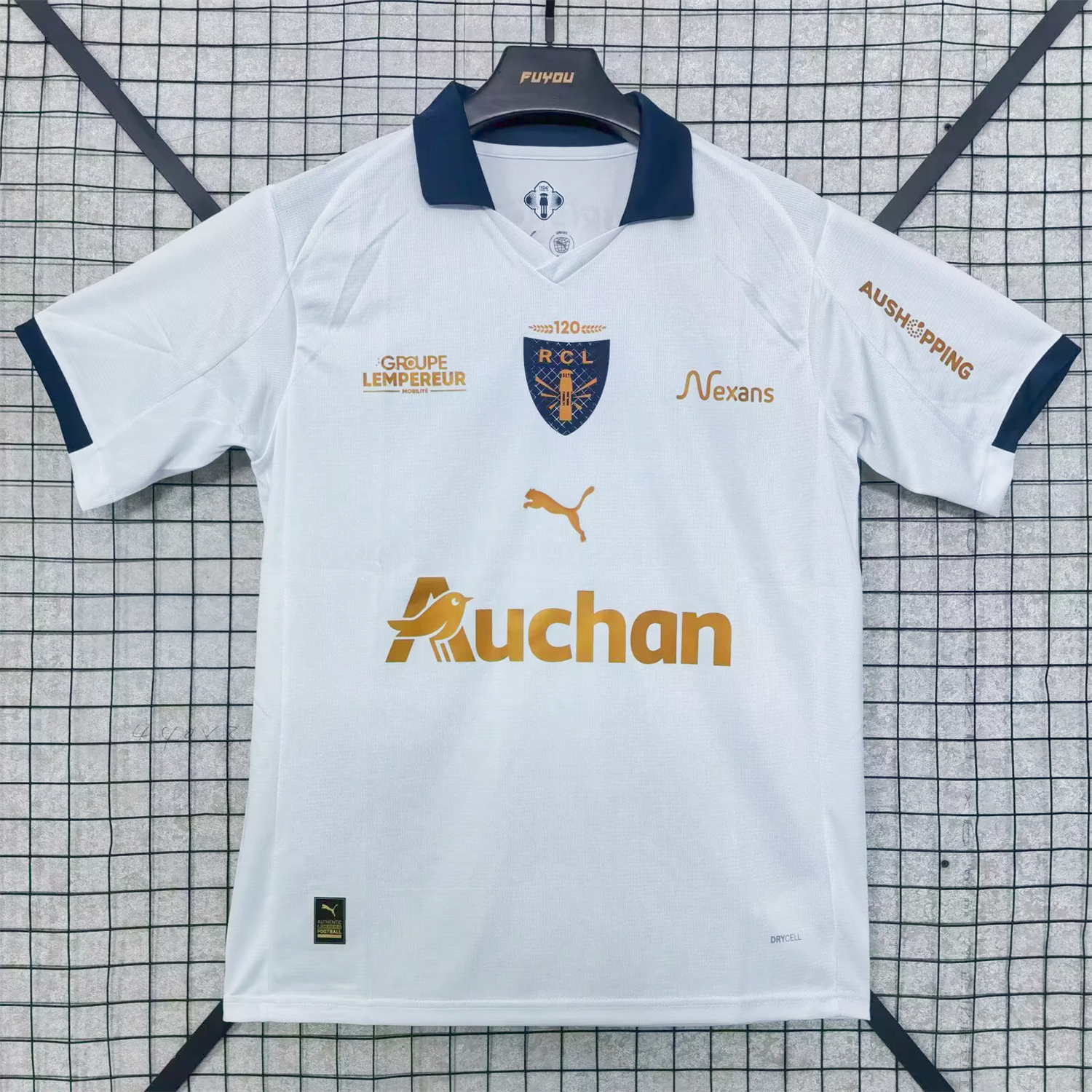 RC Lens 25-26 St. Barbara's Day Deep White Jersey - Fans Version - JerseysGala