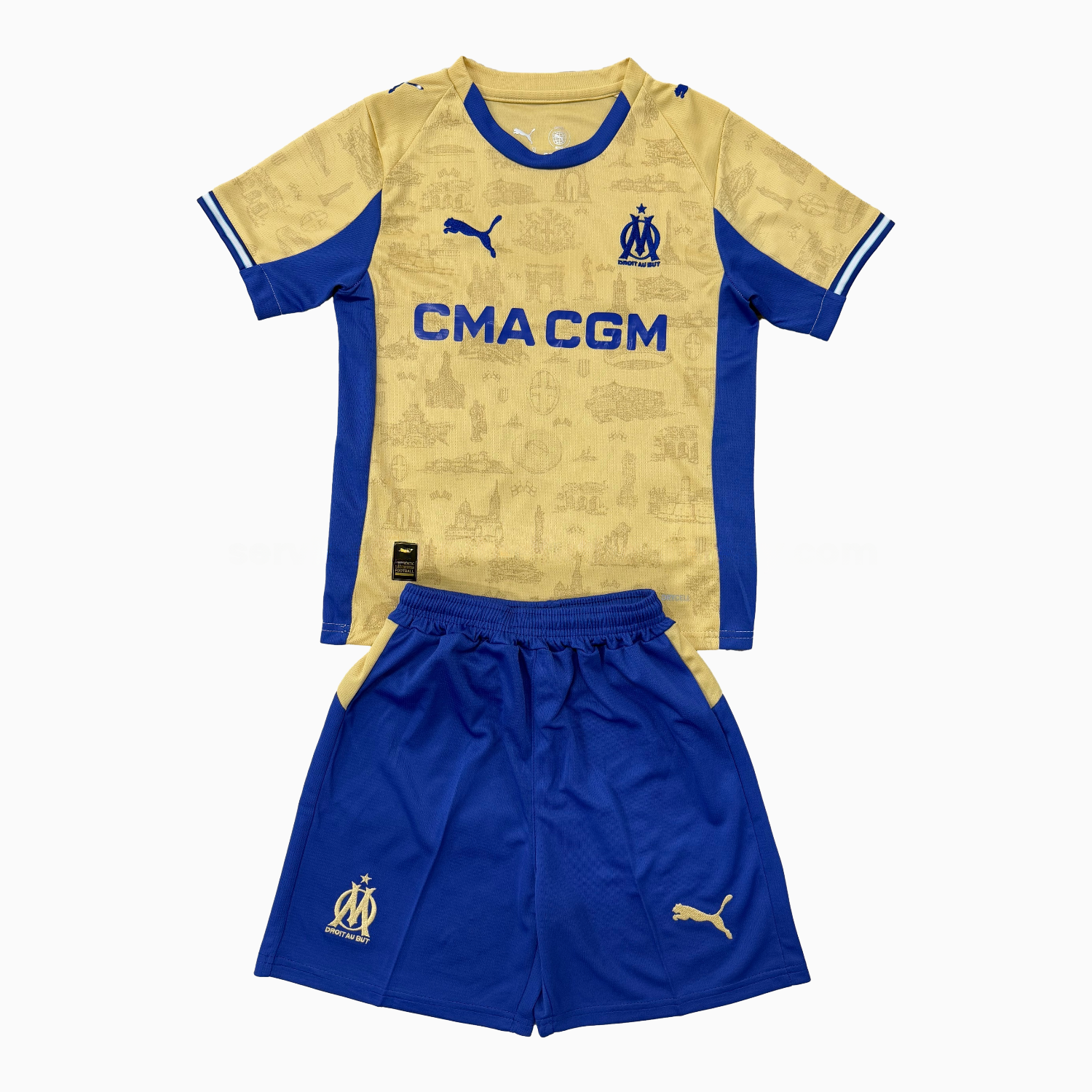 Marseille 25-26 Fourth Men's Adult Jersey Set - Fans Version - JerseysGala