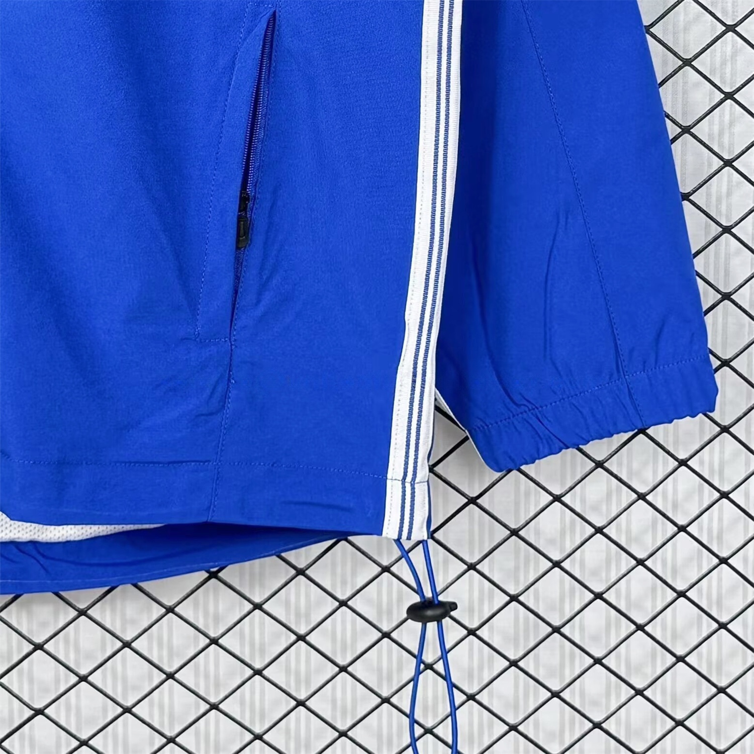 Retro Brazil 1998 Blue Windbreaker - JerseysGala