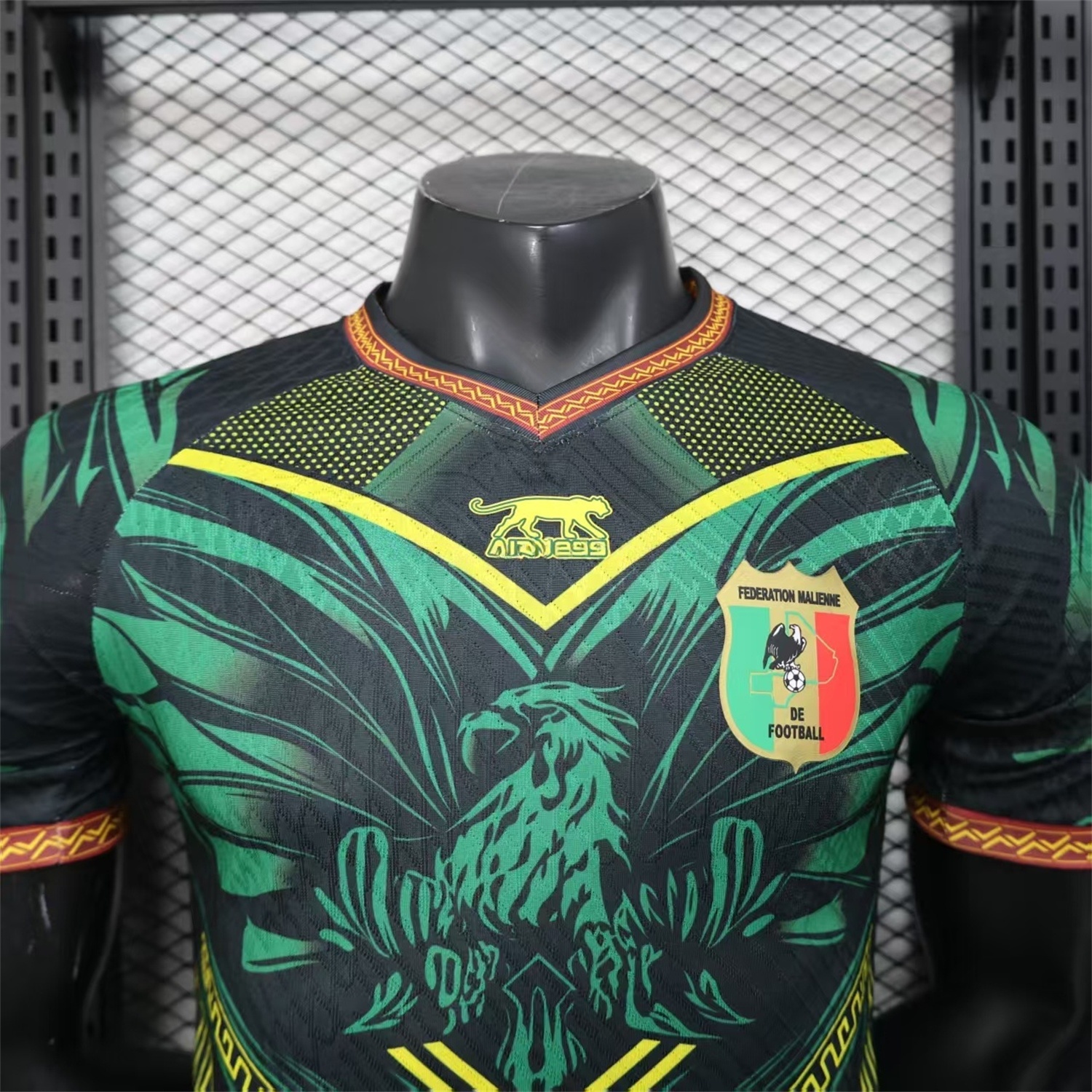 Mali 2026 Eagle Black Green Jersey - Player Version - JerseysGala