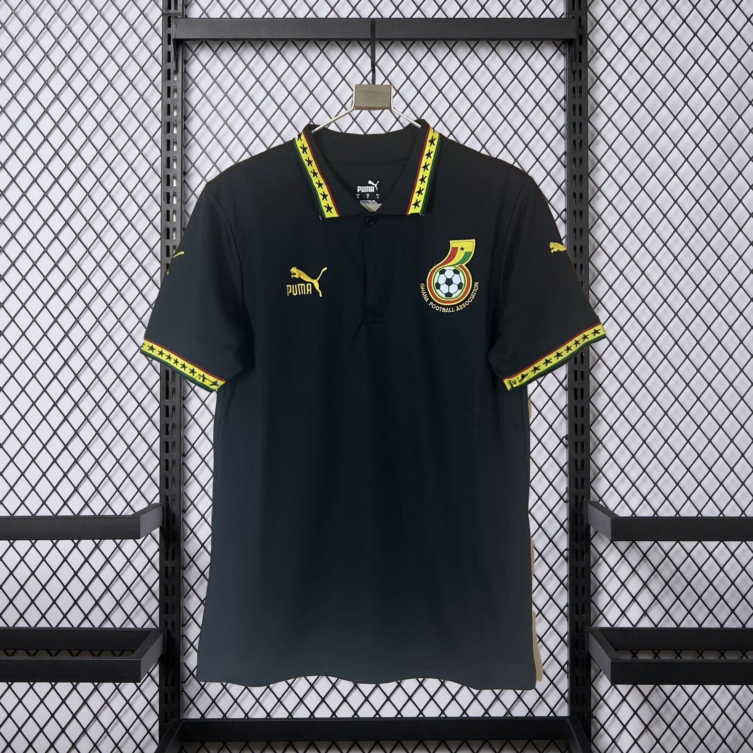 Ghana 2026 Black Polo Jersey - Fans Version - JerseysGala